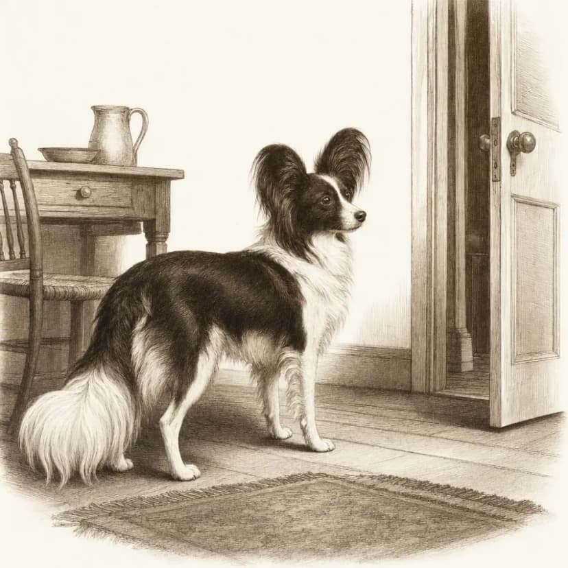 Engraving — Hesitates when you step away in a new place