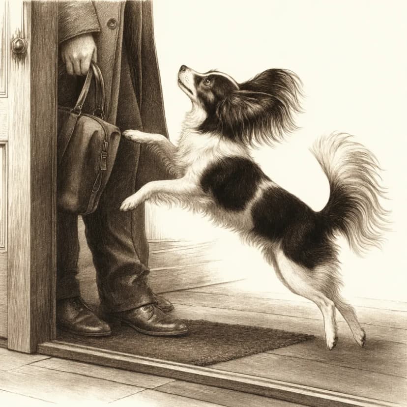 Engraving — Specific greeting on your return